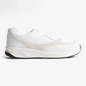 Runner leather sneakers