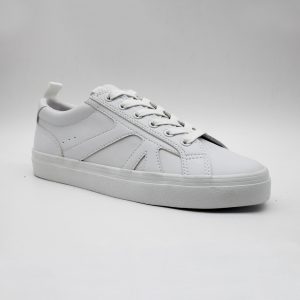 White Low-top Sneaker with customizable pattern