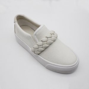 Burke braided leather slip-on sneakers for Women