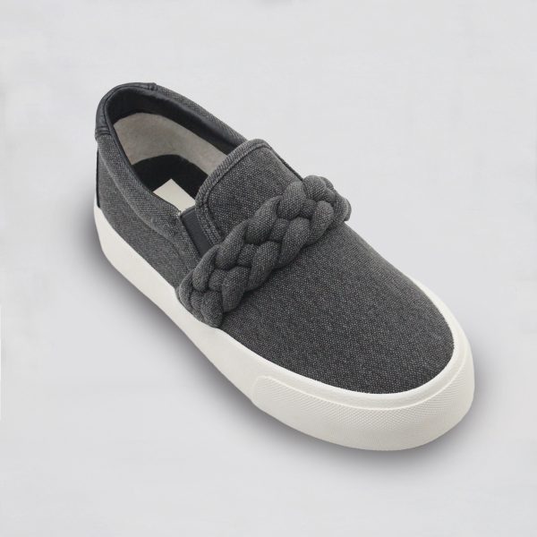 Burke braided leather slip-on sneakers for Women