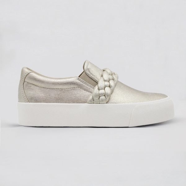 Burke braided leather slip-on sneakers for Women