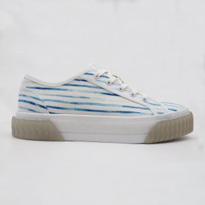 White Canvas Casual Sneakers for Women