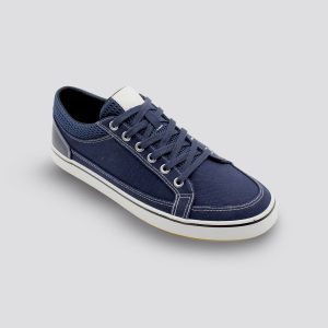 Canvas Lace-up Deck Sneaker for Men