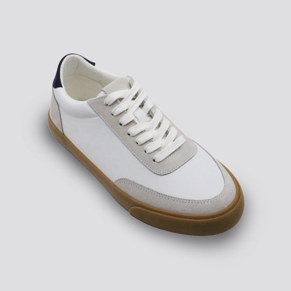 Genuine Suede Gum Sole Sneakers for Men