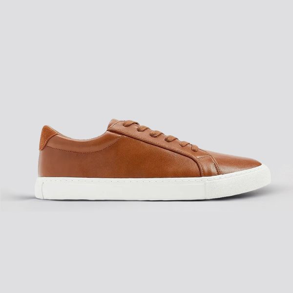 Faux Leather Sneakers for Men