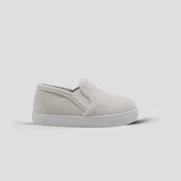 Slip-On Twill Fabric Sneakers for Kid