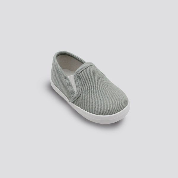 Slip-On Twill Fabric Sneakers for Kid