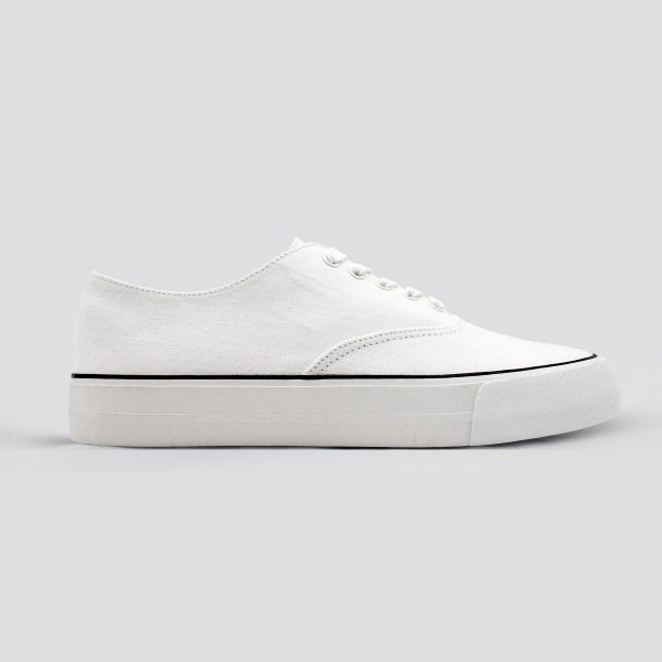 Cotton Canvas Low top Deck Sneaker