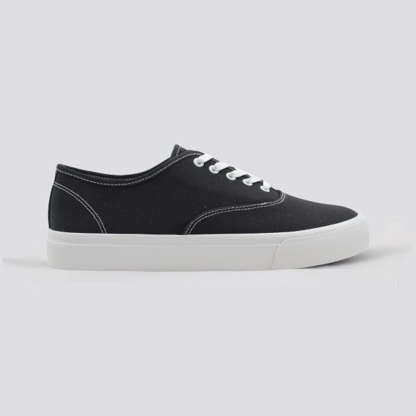 Cotton Canvas Low top Deck Sneaker