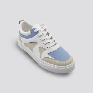 Pieced Faux Leather Sneaker for Men