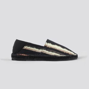 Printed Fabric Espadrille Loafers for Men