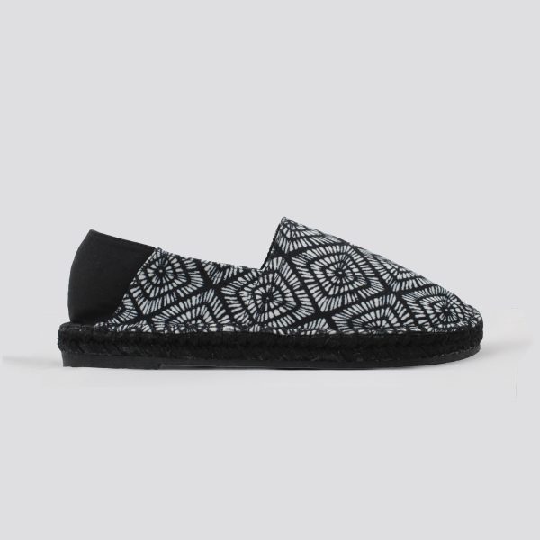 Printed Fabric Espadrille Loafers for Men