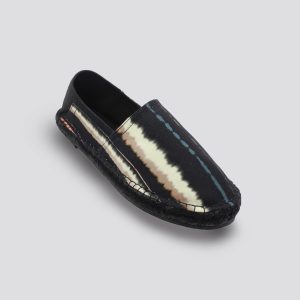 Printed Fabric Espadrille Loafers for Men