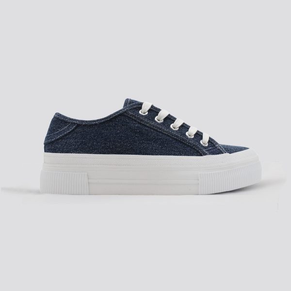 Dark Denim Casual Sneaker for Women