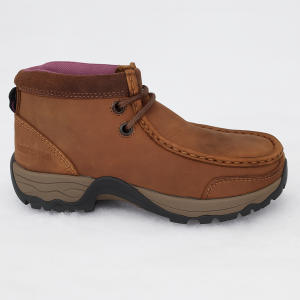 Mid-cut steel-toe waterproof slip-resistant safety-shoes