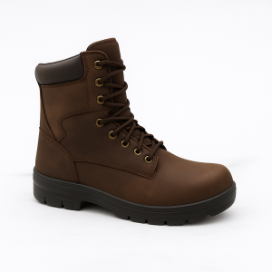 High-cut steel-toe waterproof slip-resistant safety-shoes