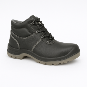 Mid-cut steel-toe waterproof slip-resistant safety-shoes