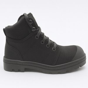 Mid-cut steel-toe waterproof slip-resistant safety-shoes