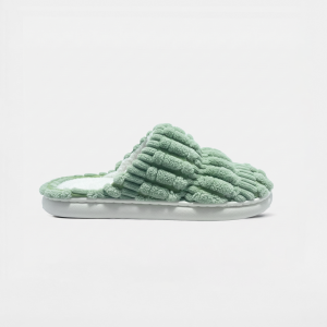 Women Chenille Faux-Fur Mint Slipper