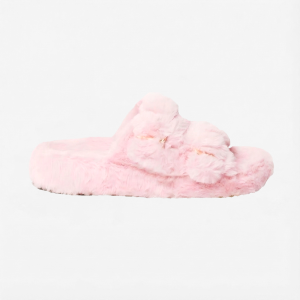 Women Plush Furry Slide