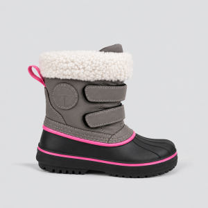 Rhinestone Faux Fur Short Winter Boot