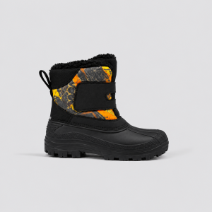Black Camo Waterproof Snow Boot